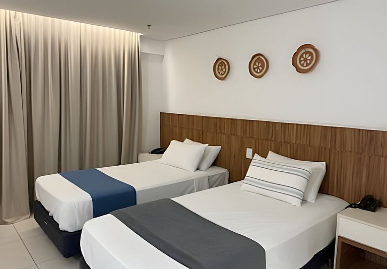 conforto localização e vista panorâmica.