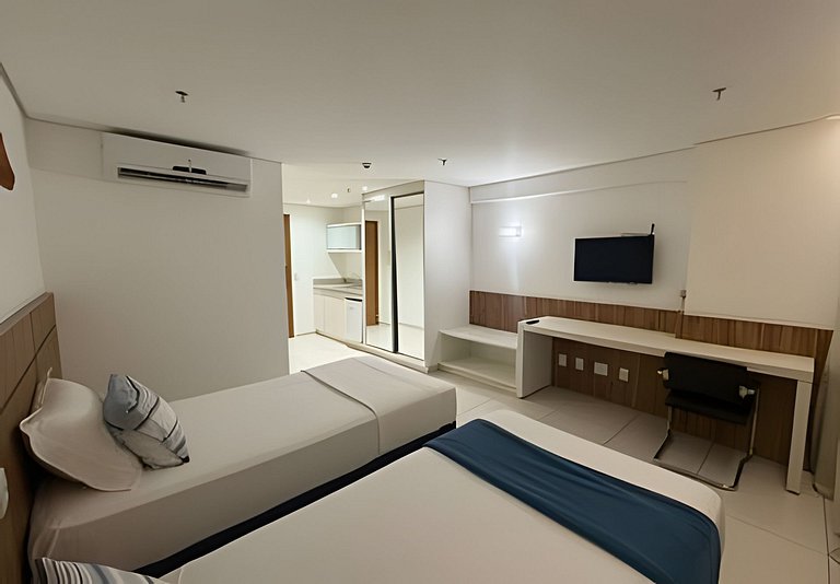 conforto localização e vista panorâmica.