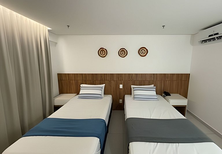 conforto localização e vista panorâmica.