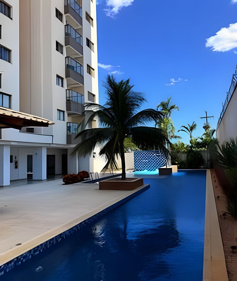 Vista Deslumbrante para o Lago | flat cama king