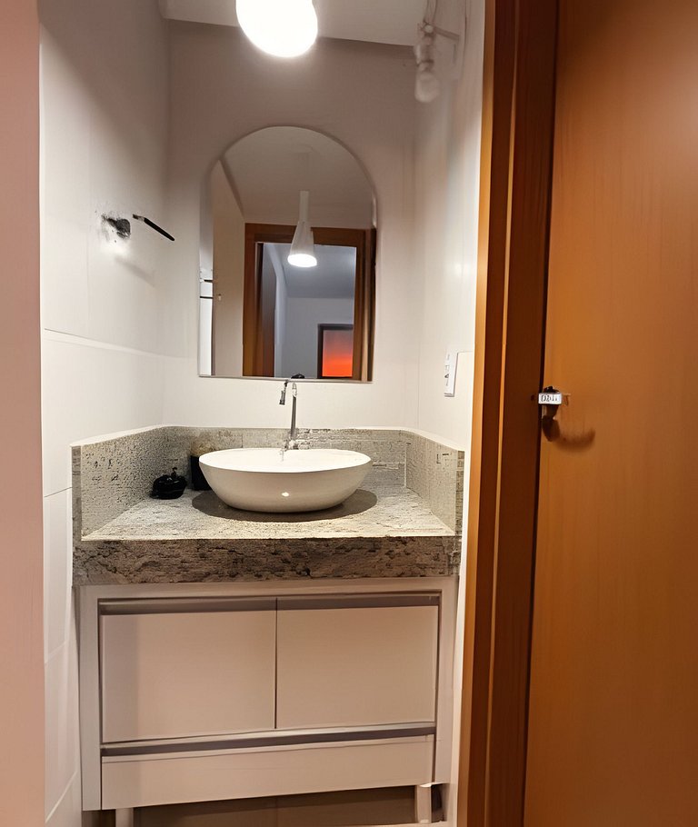 Vista Deslumbrante para o Lago | flat cama king