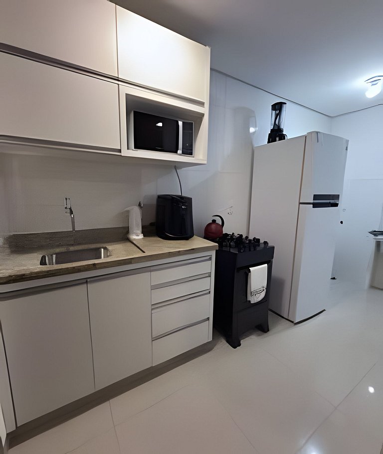 Vista Deslumbrante para o Lago | flat cama king