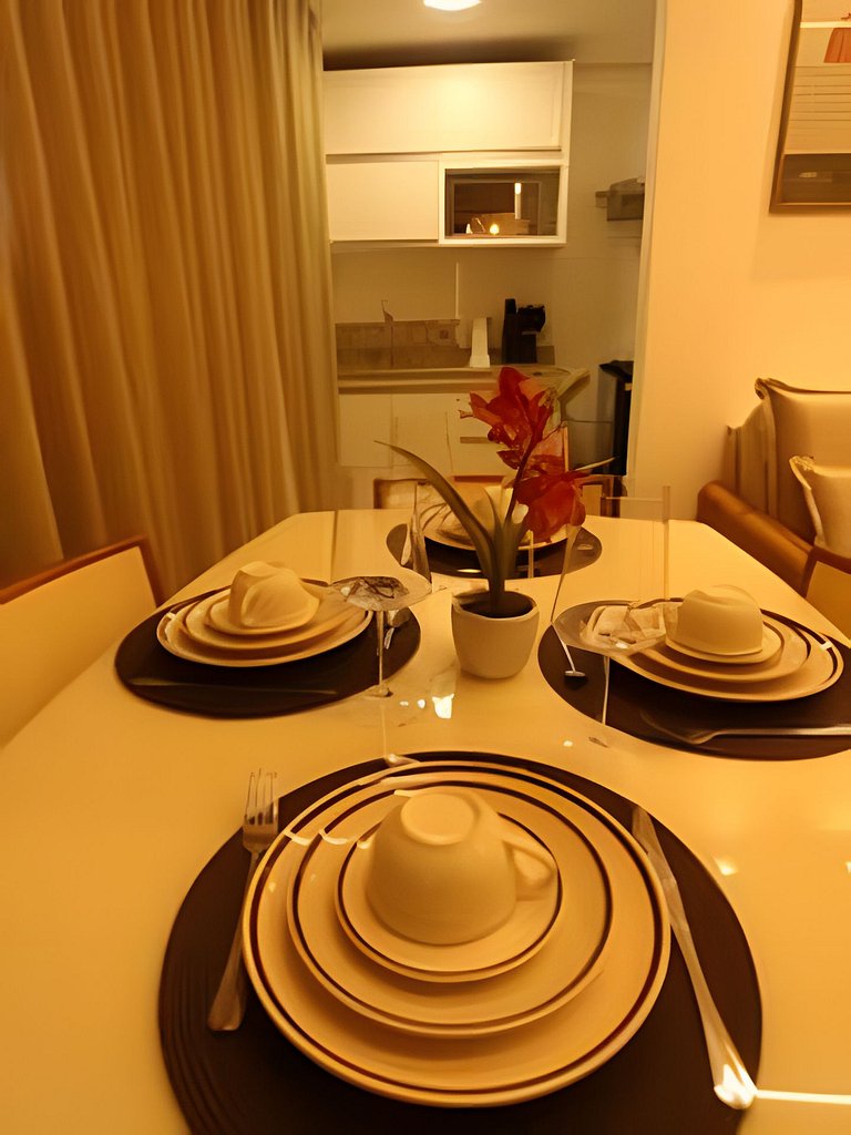 Apto Luxo 2/4 | Acomoda até 8 hóspedes