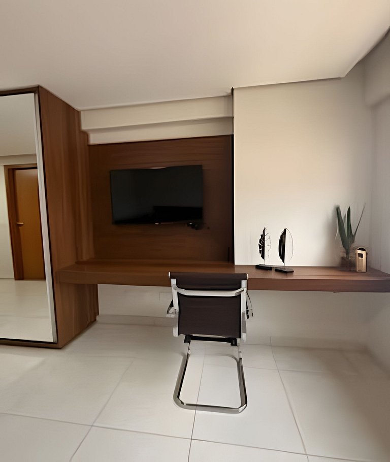 Flat Vivence com cama Super King