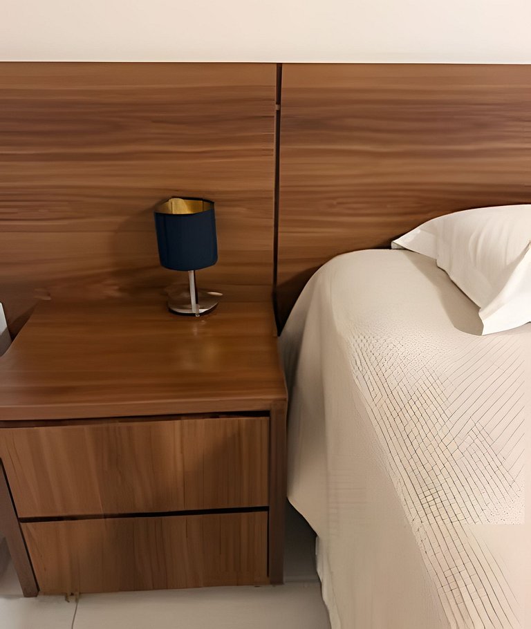 Flat Vivence com cama Super King