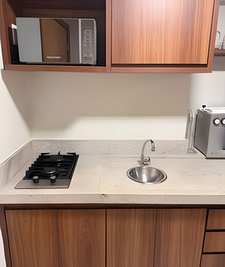 Flat Vivence com cama Super King