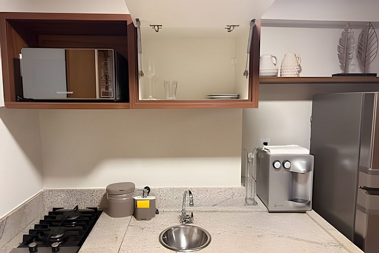 Flat Vivence com cama Super King