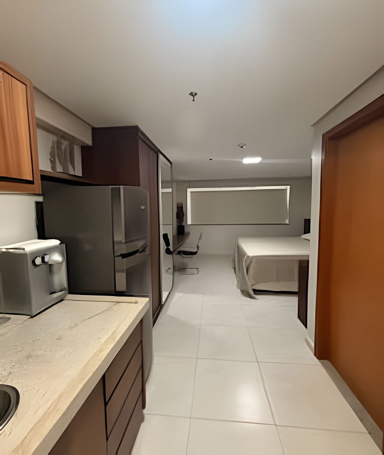 Flat Vivence com cama Super King