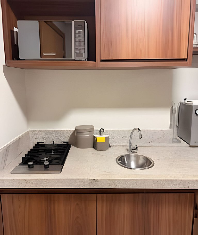 Flat Vivence com cama Super King