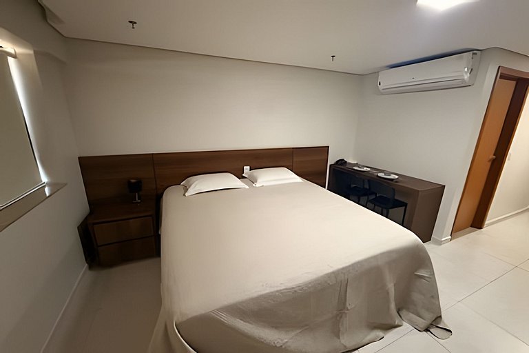 Flat Vivence com cama Super King