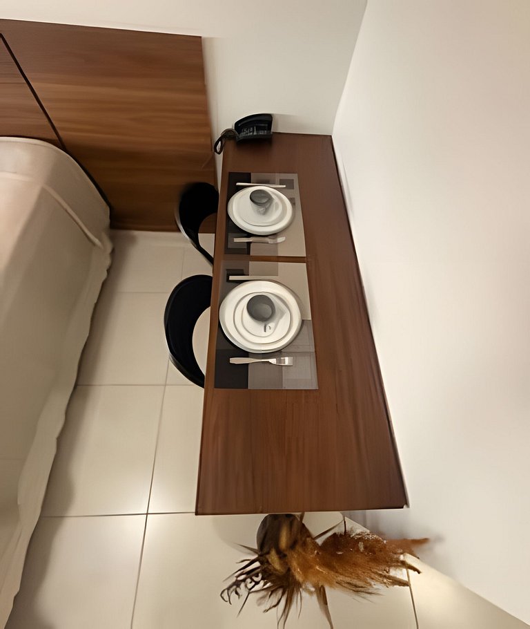 Flat Vivence com cama Super King