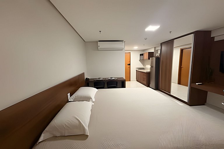 Flat Vivence com cama Super King