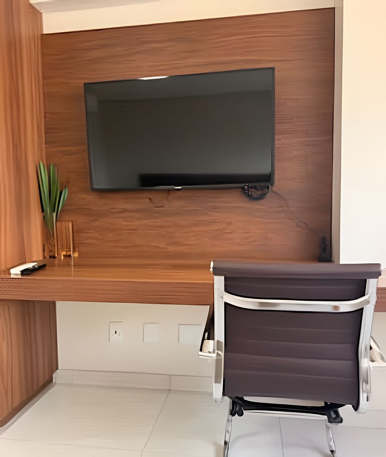 Flat Vivence com cama Super King