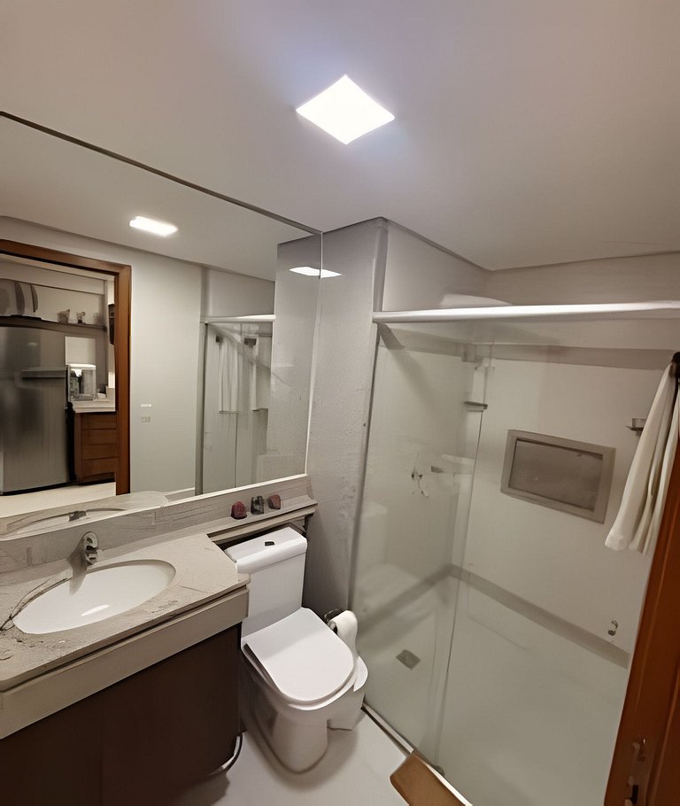 Flat Vivence com cama Super King