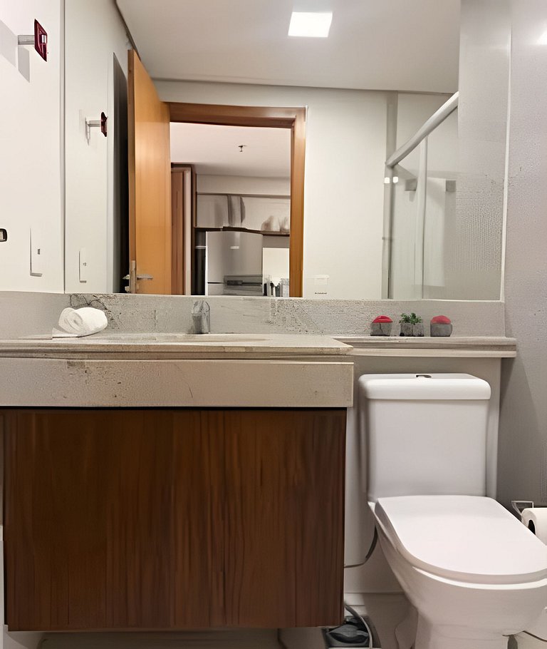 Flat Vivence com cama Super King