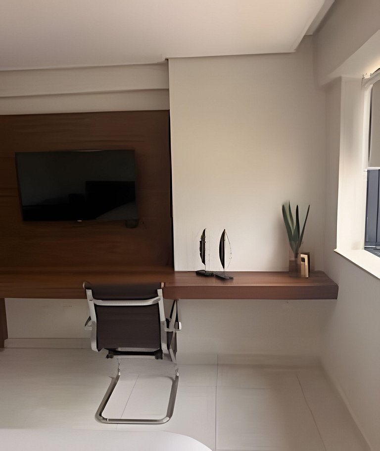 Flat Vivence com cama Super King