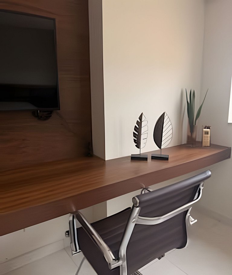 Flat Vivence com cama Super King