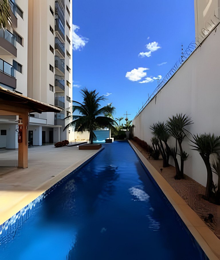 Flat luxo em frente ao Shopping Capim Dourado