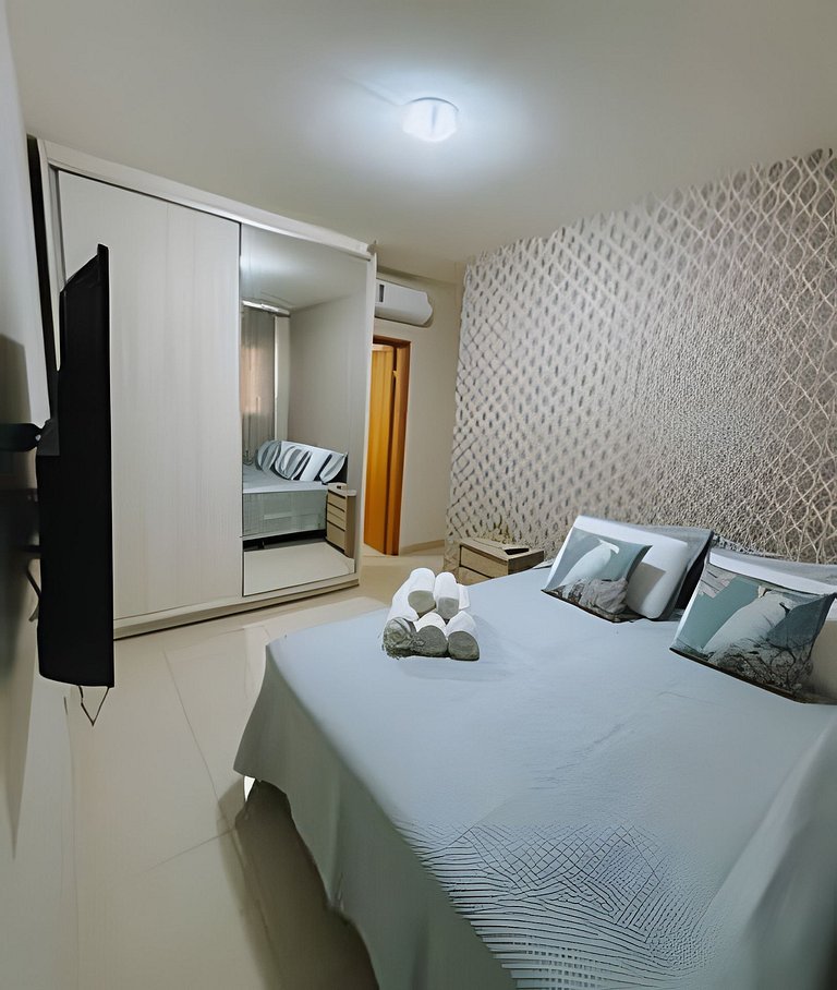 equipado, aconchegante no centro