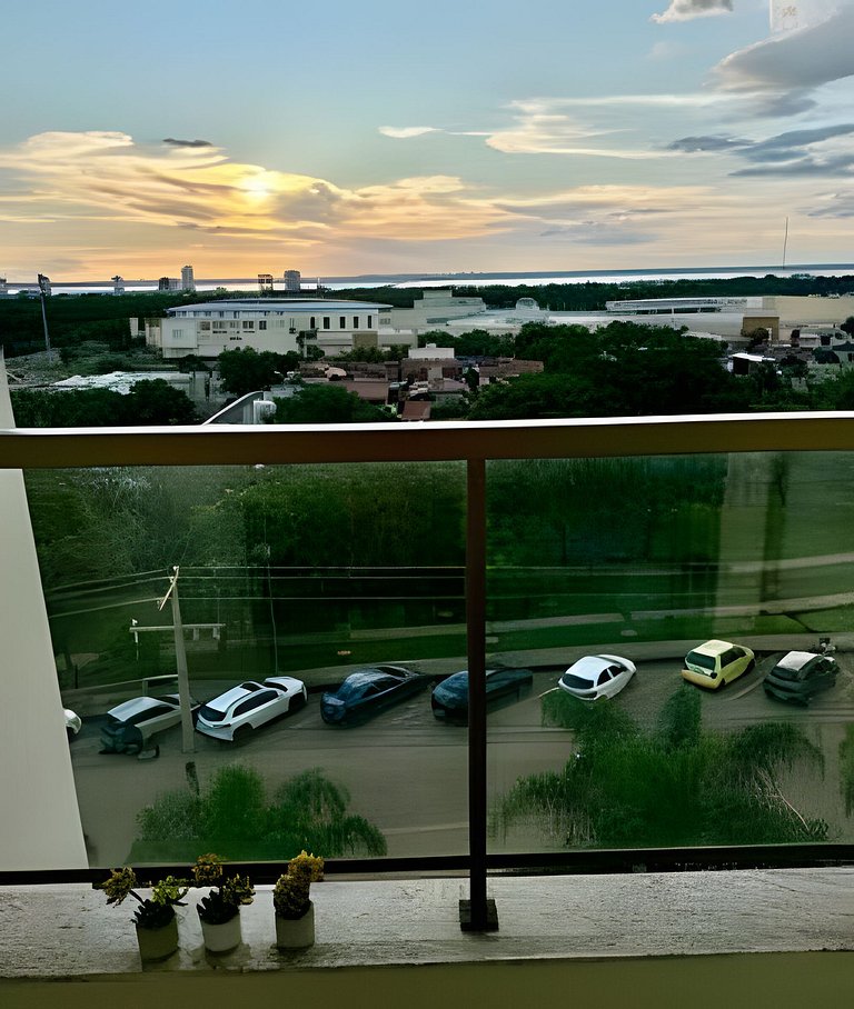 equipado, aconchegante no centro