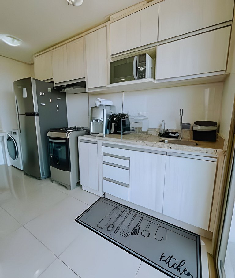 equipado, aconchegante no centro