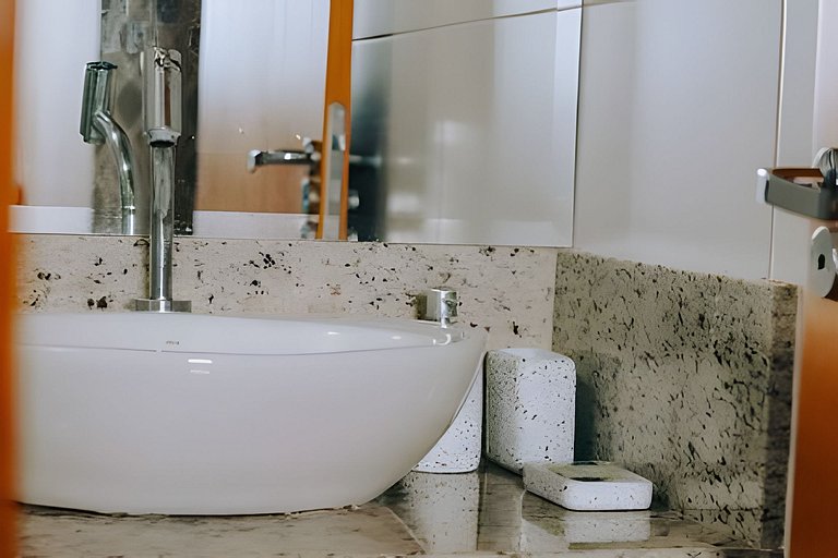 equipado, aconchegante no centro