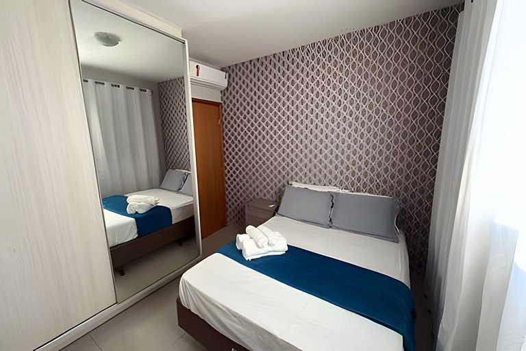 equipado, aconchegante no centro