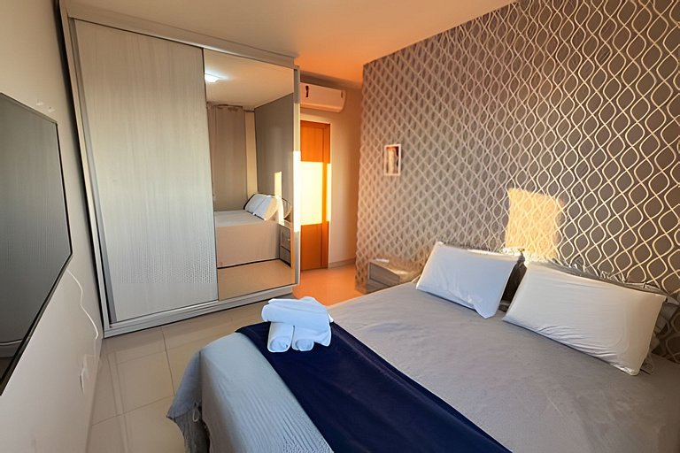 equipado, aconchegante no centro