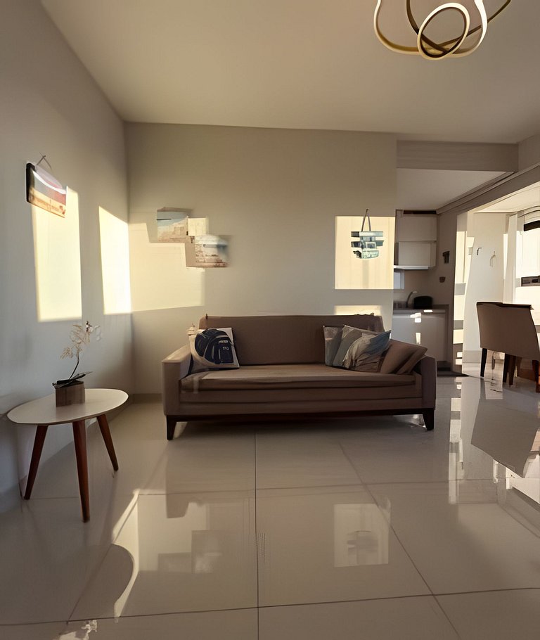 equipado, aconchegante no centro