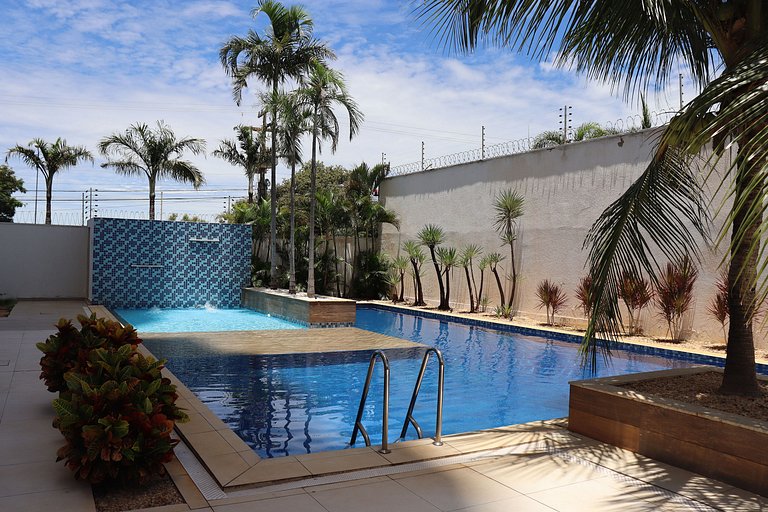 Flat luxo em frente ao Shopping Capim Dourado