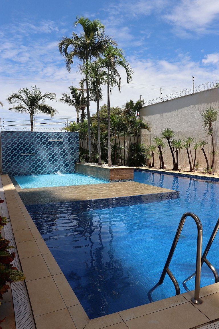 Vista Deslumbrante para o Lago | flat cama king