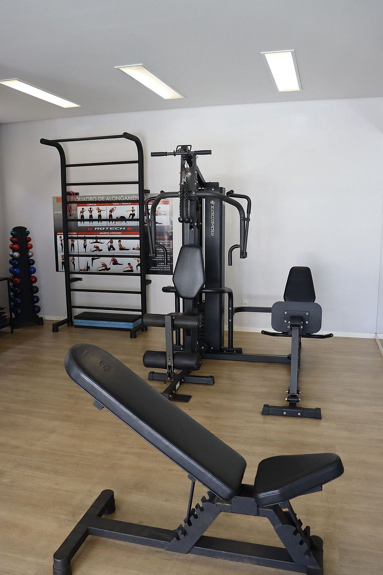 Flat capim dourado | moderno com sofa-cama