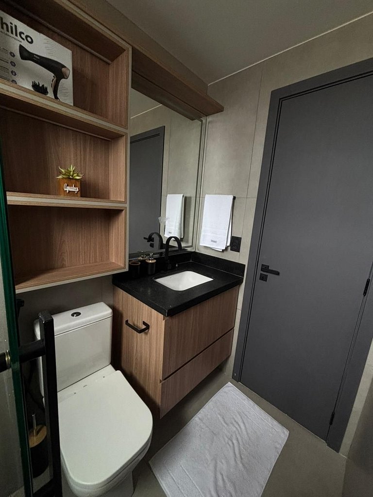 Apto You | Orla de Palmas 2/4 acomoda 5 hóspedes