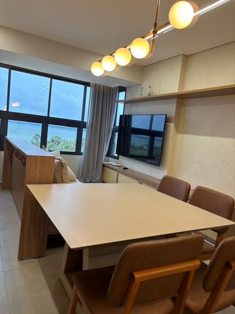 Apto You | Orla de Palmas 2/4 acomoda 5 hóspedes