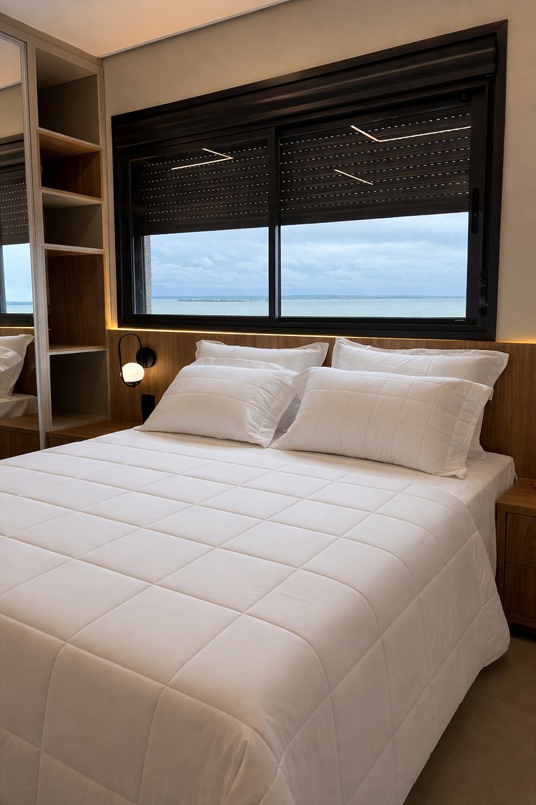 Apto You | Orla de Palmas 2/4 acomoda 5 hóspedes