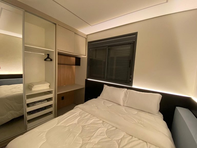 Apto You | Orla de Palmas 2/4 acomoda 5 hóspedes