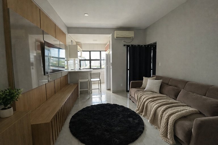 Flat completo perto de tudo em Palmas