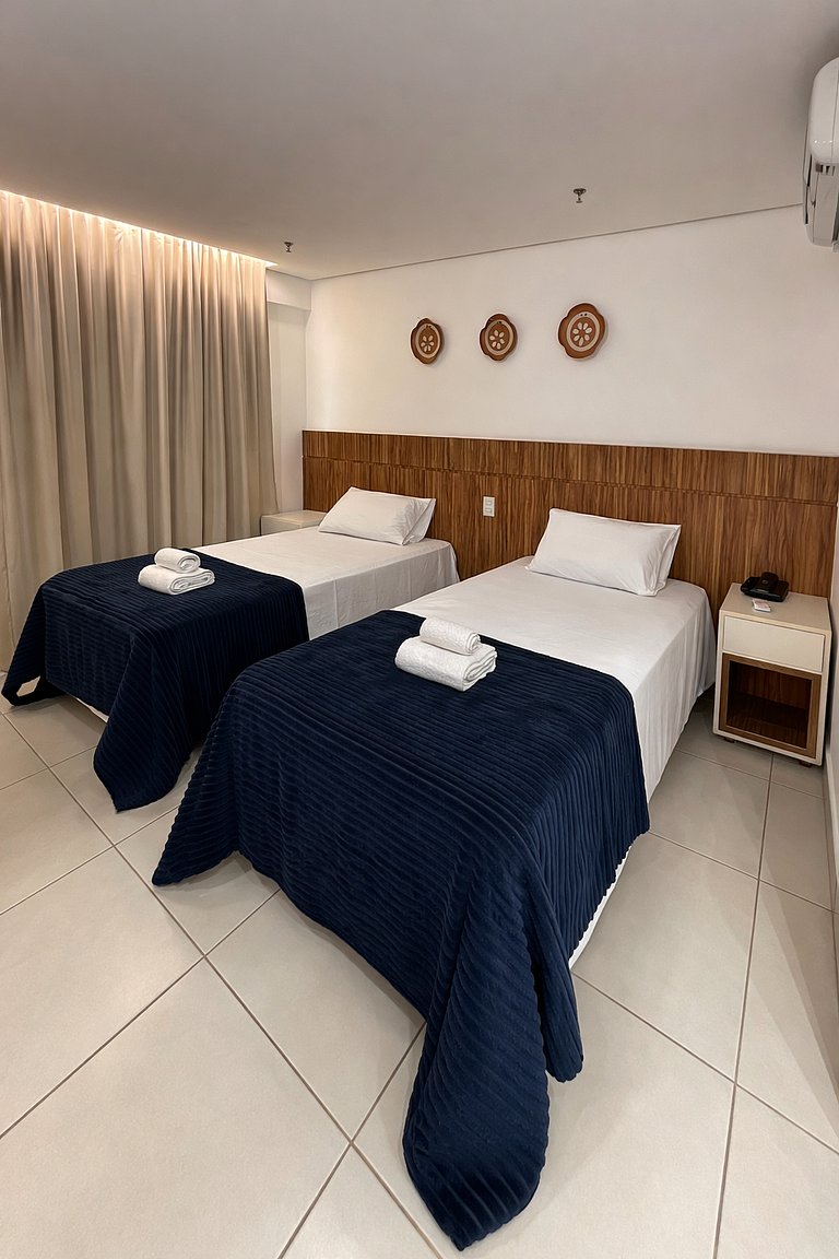 conforto localização e vista panorâmica.