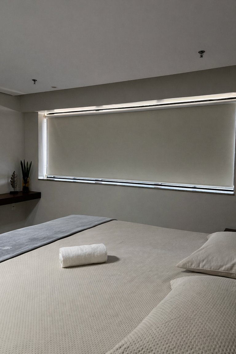 Flat Vivence com cama Super King