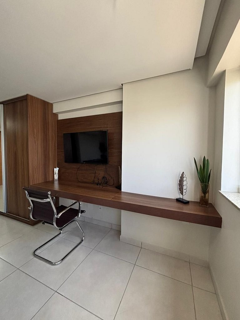 Flat Vivence com cama Super King