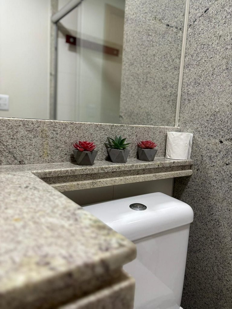 Flat Vivence com cama Super King