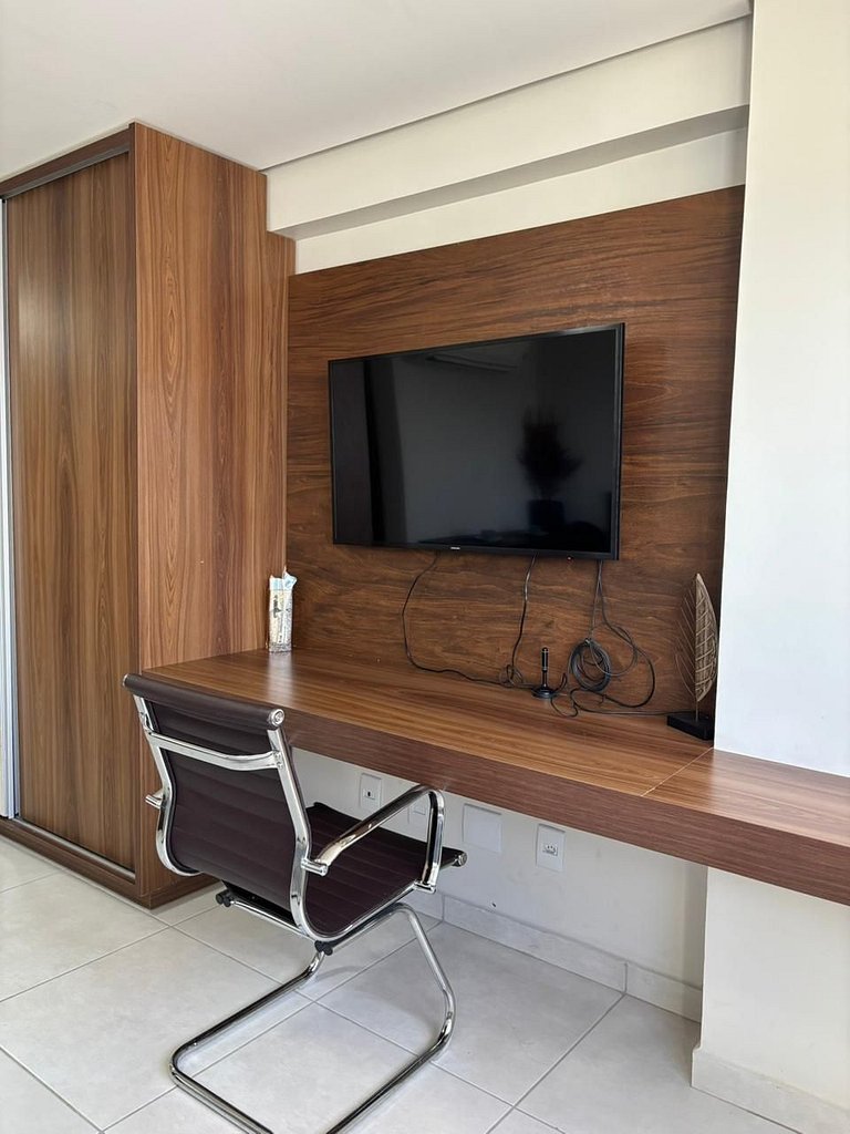 Flat Vivence com cama Super King