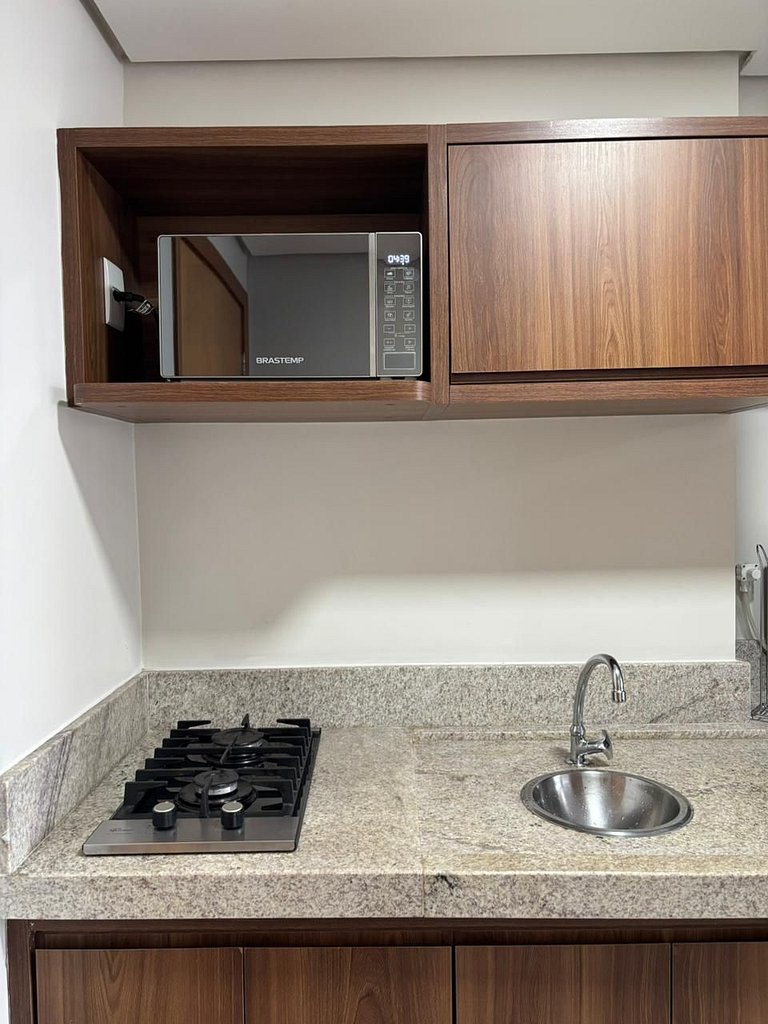 Flat Vivence com cama Super King