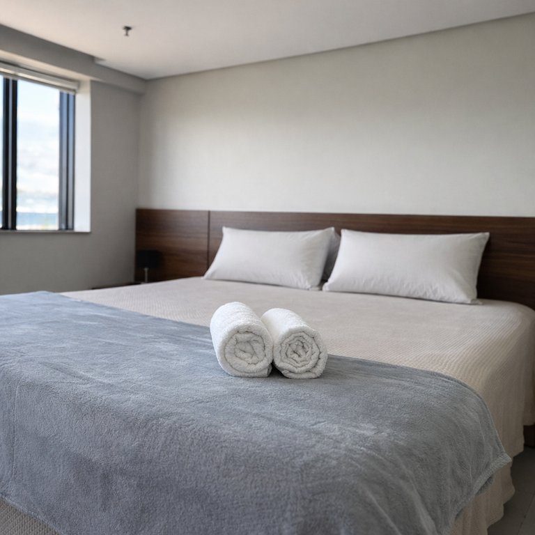 Flat Vivence com cama Super King