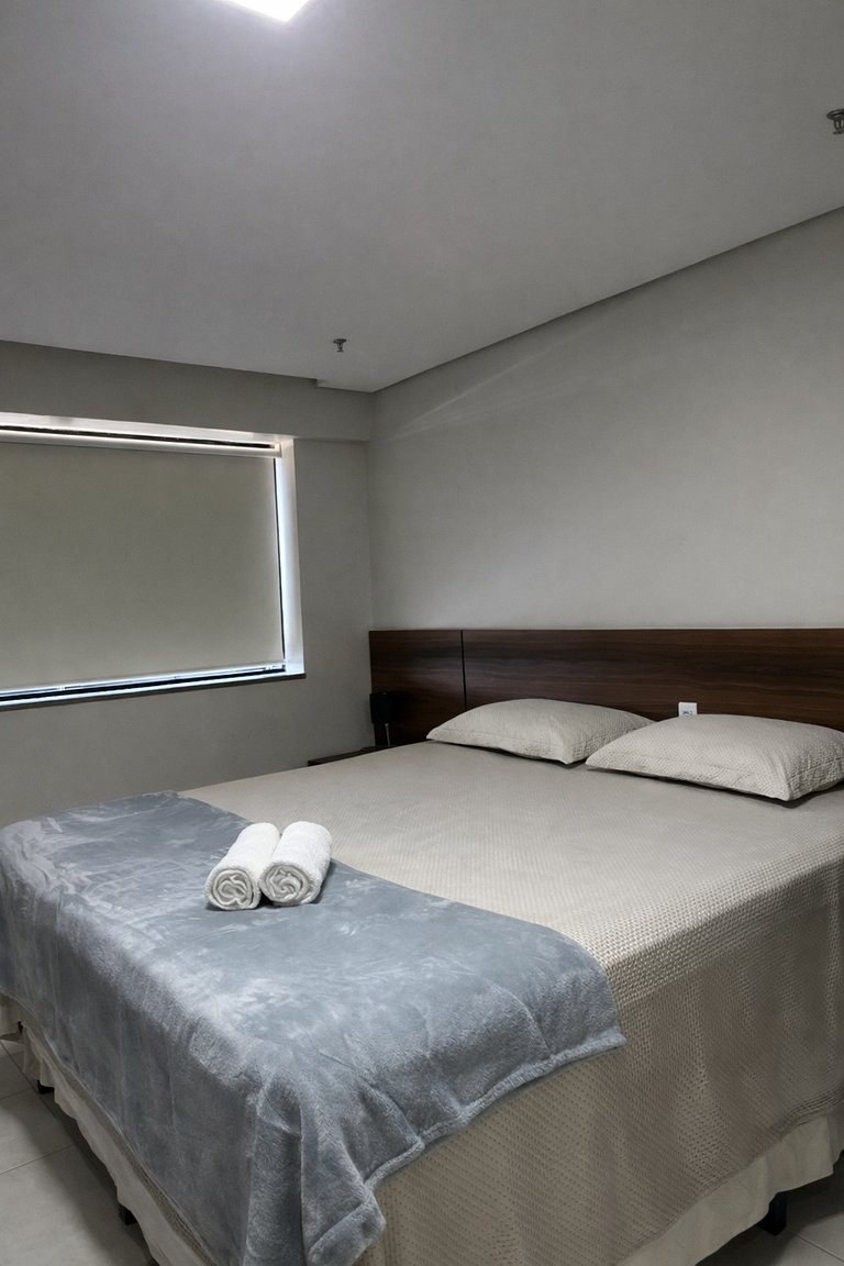 Flat Vivence com cama Super King