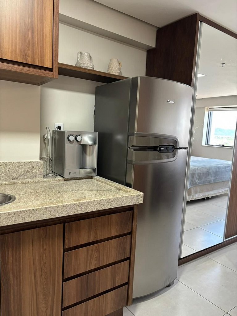 Flat Vivence com cama Super King