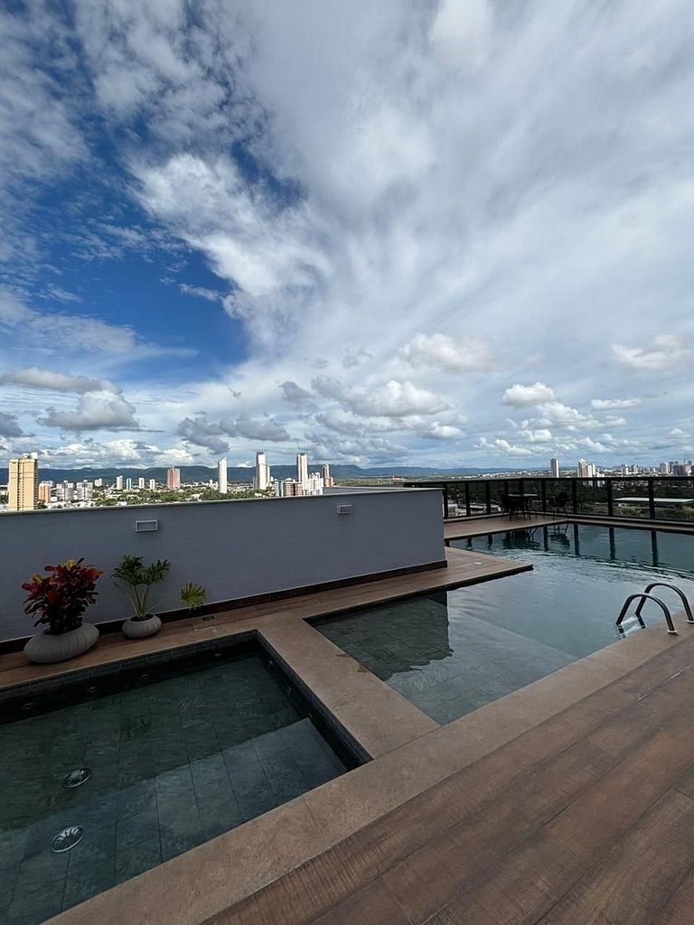 Conforto, localização e vista panorâmica