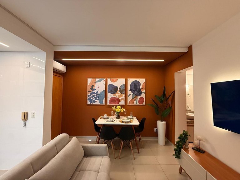 Vista Deslumbrante para o Lago | flat cama king