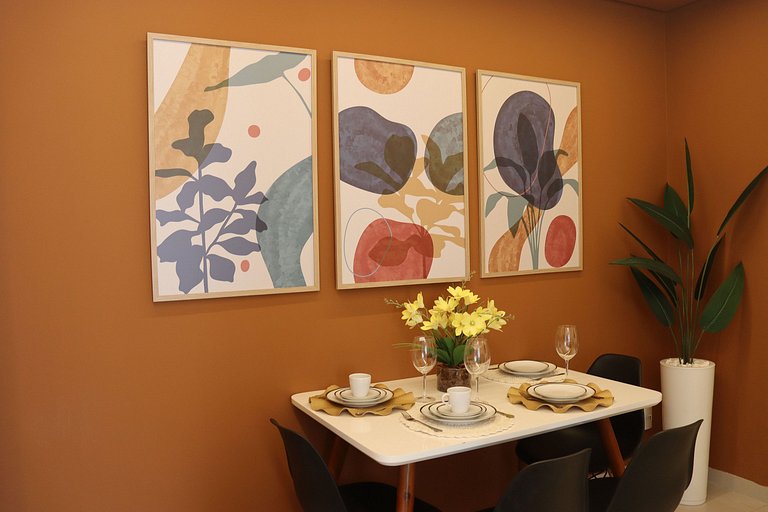 Vista Deslumbrante para o Lago | flat cama king