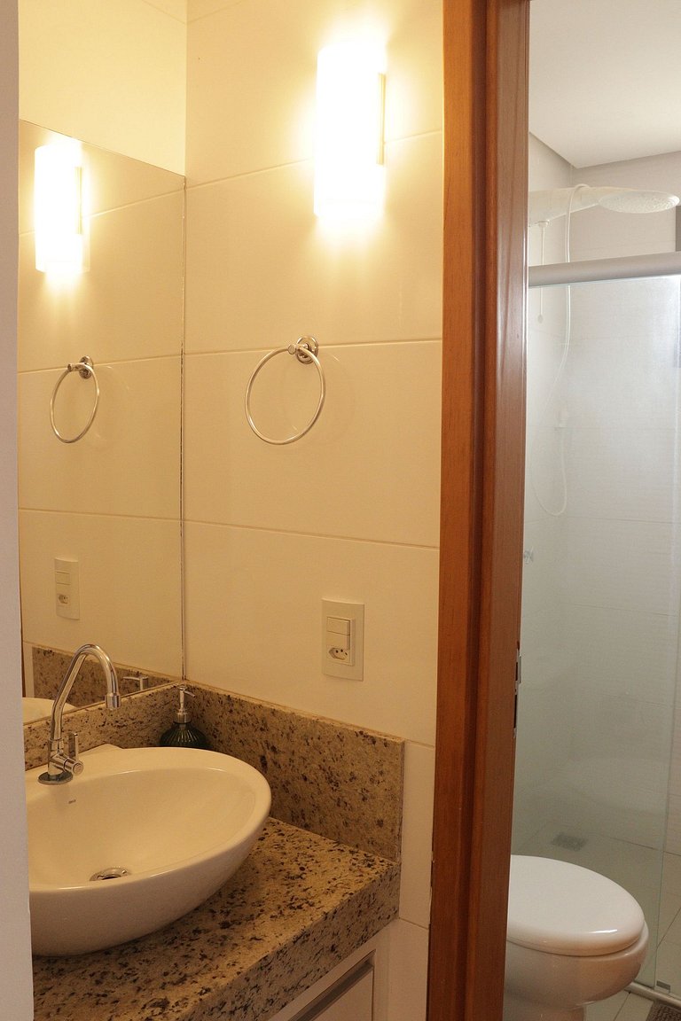 Vista Deslumbrante para o Lago | flat cama king